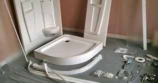 Установка душевой кабины Юбилейный, цена от 2981 руб.